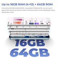 Nuevo Teléfono Inteligente Oukitel C5, 4+128GB, Doble SIM, Pantalla HD BOE de 6.6 Pulgadas, Android 15, Carga Inversa