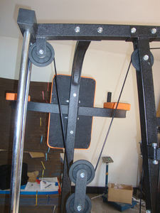 เครื่องออกกำลังกายอเนกประสงค์สำหรับใช้ในบ้าน พร้อมฟังก์ชั่นสมาร์ทโฮม ยิม พร้อมเครื่องกดขาและดิปสเตชั่นสำหรับการเพาะกาย - Product Image 5