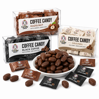 Vente directe usine – Bonbons au café personnalisés avec étiquette privée – Bonbons durs au goût de café amer, sans sucre, de haute qualité – Offre spéciale