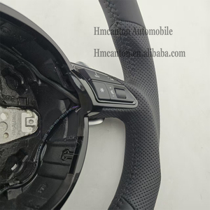 Volante de Cuero Perforado con Base de Cuero para Audi A4 A4L A5 A6 A7 B8, Venta al Por Mayor - Product Image 6