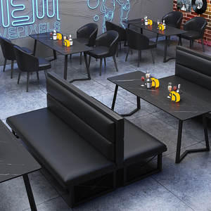 Tables et chaises métalliques de style industriel rétro pour café, restaurant, bar musical, <span class=keywords><strong>pub</strong></span>, canapé, porte-cartes, combinaison - Product Image 2