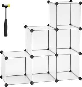 Organisateur de stockage de livres réglable présentoir étagère armoire vêtements organisateur pliant bricolage cubes stockage couleur personnalisée - Product Image 1
