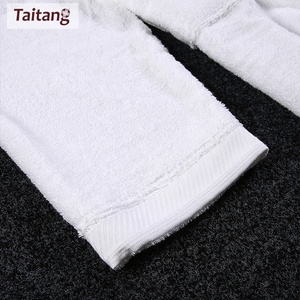 Taitang Unisex 5-Star Bath <strong>Robe</strong> Set White 100% Egyptian Cotton <strong>Towel</strong> and <strong>Robe</strong> Woven Technics - Product Image 6