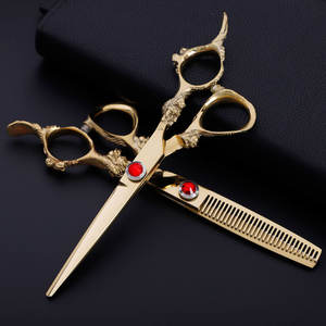 ชุดกรรไกรตัดผมมืออาชีพ Shuanglong ขนาด 6 นิ้ว กรรไกรตัดตรง กรรไกรซอยผม สำหรับคนถนัดขวา ทำจากสแตนเลส - Product Image 4