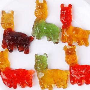 Fabricants de bonbons sur mesure en gros, pack d'échantillons, saveurs de fruits assorties, bonbons gélifiés halal en vrac, bonbons gélifiés en forme d'alpaga - Product Image 1