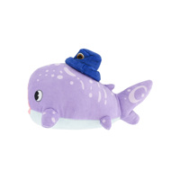 Peluche requin baleine violette personnalisée à faible MOQ, jouet en peluche doux avec logo/couleur personnalisés pour cadeaux d'enfants
