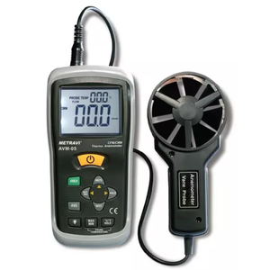 เครื่องวัดความเร็วลมแบบเทอร์โมเมตริก Metravi AVM-05 พร้อม CMM และ CFM - Product Image 2