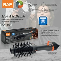 Brosse à air chaud ionique professionnelle pour salon, sèche-cheveux, styler, volumateur, sèche-cheveux en une seule étape avec revêtement en céramique