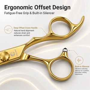 Set di <span class=keywords><strong>Forbici</strong></span> Professionali da <span class=keywords><strong>Barbiere</strong></span> ATS314 in Acciaio Inossidabile con Lama Affilata - Product Image 4