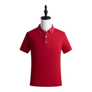 Competitive Price Customized Logo Lapel Collar Polo T Shirt 100% Cotton Factory Produce Polo Shirt