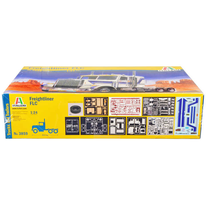 DCD Skill 4 Model Kit 1/24 Scale Freightliner FLC Truck Tractor by Italeri for Model Building Tool Kits