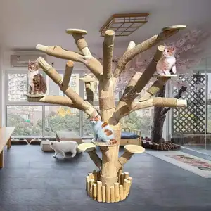 Árbol de gato de madera hecho a mano, Xxl, personalizado, China, a la venta