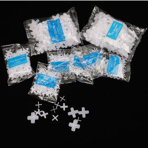 Separadores de azulejos, clips cruzados de plástico de 1-10 mm para posicionamiento de juntas de azulejos, fácil instalación - Product Image 1