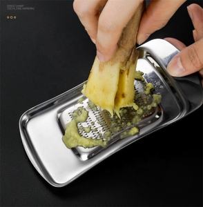 Cuillère type gingembre râpe grille wasabi moutarde supplément carotte grille 304 acier inoxydable broyeur broyage pâte d'ail - Product Image 5