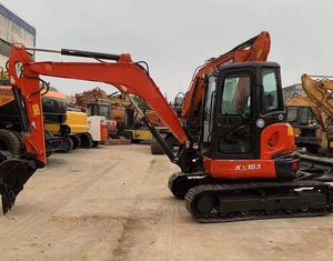 Mini-pelle KX163 de 5,2 tonnes avec une portée maximale de 6120 mm et une force de godet de 40,1 kN, excavatrice à haute stabilité - Product Image 4