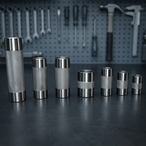 Raccord de tuyauterie robuste en acier inoxydable à double filetage mâle, à basse pression, lisse, étanche, à jointement solide, à déconnexion rapide pour la plomberie - Product Image 3