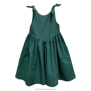Robe personnalisée pour maman et moi en tricot de coton sans manches tenues assorties robe simple assortie pour mère fille - Product Image 6