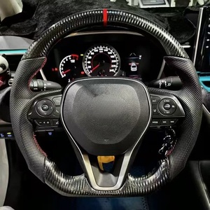 Volante de Fibra de Carbono Modificado, Universal para las <span class=keywords><strong>Cuatro</strong></span> Estaciones, Compatible con Camry de Octava Generación, RAV4, Nuevo Corolla Levin - Product Image 3