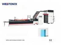 Machine à laminer électrique automatique à grande vitesse WESTONIX pour l'emballage du papier et du plastique, applications pour les produits et les aliments