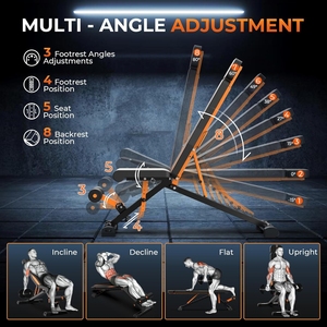 Custom Folding Metal Home Gym Fitness Equipment Dumbbell <strong>Weight</strong> <strong>Lifting</strong> Exercise Workout <strong>Bench</strong> 900LBS Adjustable Sit Sale - Product Image 6