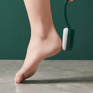 Foot Callus Remover With Pumice Stone Oval TPE Material White For Dead Skin Removal Foot Scrubber - Product Image 3