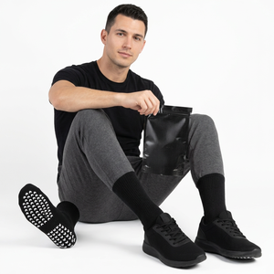 Nouvelles arrivées : Chaussettes de sport pour homme de haute qualité, antidérapantes, pour le football, le rugby, l'entraînement et le fitness, en tricot, pour l'été. - Product Image 4