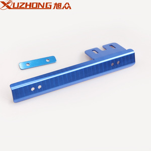 Marco de matrícula de aleación de aluminio Xuzhong de 300 mm con abrazadera azul para modificación de automóviles - Product Image 2