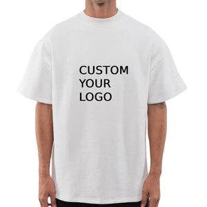 Camisetas ZHY Personalizadas <span class=keywords><strong>de</strong></span> Hip Hop, 280 g/m², con Estampado Gráfico, <span class=keywords><strong>de</strong></span> Algodón Grueso, <span class=keywords><strong>de</strong></span> Lujo, Lisas, para Streetwear, Talla Grande, para Hombre - Product Image 1