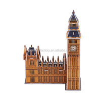 Kit de bricolage 3D : Puzzles Big Ben, Tour Elizabeth, célèbres bâtiments architecturaux, Tour de l'Horloge – Modèle 3D, jouet, cadeau
