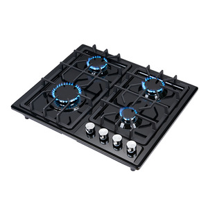 Multifunctional 4 Burners Built-In Electric &amp; <strong>Gas</strong> Portable <strong>LPG</strong> <strong>Cooker</strong> Hob OEM Kitchen Cooktop with Enamel Surface - Product Image 2