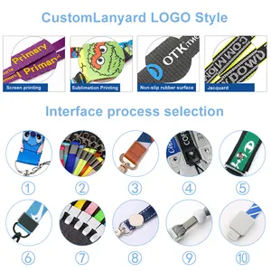 Cordón de poliéster con logotipo impreso, Cordón de cuello personalizado, promoción, fabricante, muestra gratis