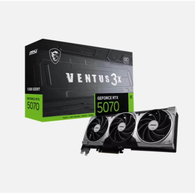 Wholesale MSI GeForce RTX 5070 Ti 16G VENTUS 3X OC GDDR7 Gaming Desktop Graphics Card GPU RTX 5070 TI 16GB Video Card