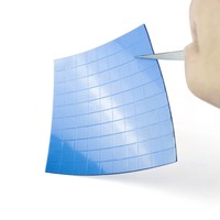 Feuille de tampon thermique en silicone de petite taille 100mm X 10mm résistant à la chaleur CPU GPU puce dissipateur de chaleur acrylique refroidissement tampon conducteur pour