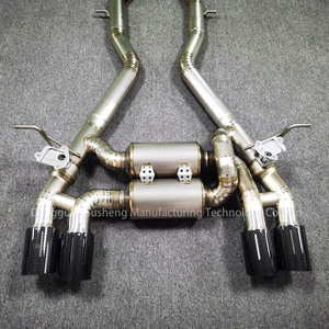 מותאם אישית טיטניום סגסוגת מערכת פליטת ביצועים עבור BMW S55 F80 F82 M3 M4 פליטה מערכת עם סיבי פחמן זנב גרון - Product Image 4