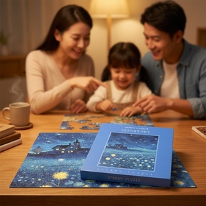 <span class=keywords><strong>Puzzle</strong></span> en papier personnalisé en vrac <span class=keywords><strong>1000</strong></span> <span class=keywords><strong>pièces</strong></span> |   Puzzles en carton certifiés pour cadeaux d'entreprise et événements promotionnels |   Logo OEM - Product Image 3