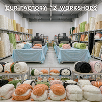 Peluches personnalisées Sushi OEM ODM Panda Rouleau de Sushi Poupée en peluche en forme de poussée de bambou Vente en gros