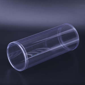 Bán buôn rõ ràng nhựa PET PVC xi lanh bao bì kích thước tùy chỉnh hình dạng trong suốt rõ ràng xi lanh <span class=keywords><strong>container</strong></span> cho quần áo đồ chơi - Product Image 3