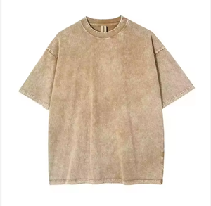 T-shirt pour homme en jersey 100% coton, coupe ample, imprimé sérigraphié avec motif lettres, respirant et écologique - Product Image 5