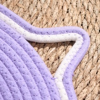 Accessoires pour animaux de compagnie : Tapis rafraîchissant et anti-dérapant en corde de coton tressée pour chiens, avec jouets à bille