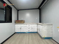 Maison conteneur extensible innovante de 20 pieds, espace de vie portable, maison préfabriquée modulaire