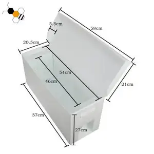 Factory Assurance 5 Frames Corrugated PP Nuc Bee Box