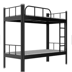 למעלה מוכר כפול בונקר מיטה למבוגרים עובד תאום מתכת קומותיים מיטת מסגרת עבור בני בשימוש דרגש מיטות למכירה