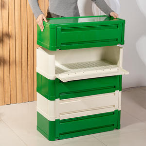 Nordique Simple plastique multicouche armoire de rangement petit appartement ménage étagère à chaussures moyen ancien inspiré Ins Internet <span class=keywords><strong>chaussure</strong></span> - Product Image 1