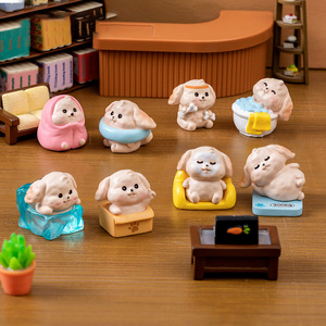 Giocattolo in miniatura simpatico cane bambola scatola cieca in resina artigianato ornamento per la <span class=keywords><strong>casa</strong></span> cane cartoni animati figure <span class=keywords><strong>di</strong></span> <span class=keywords><strong>animali</strong></span> decorazione Desktop auto - Product Image 6