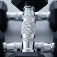 Ensemble d'haltères hexagonales en caoutchouc professionnel, poids fixes, haltères de musculation pour la musculation, l'entraînement en force, la remise en forme à domicile