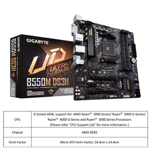 Carte mère AMD Atx Am4 Scheda Madre Placa Mae Moederbord Amd B550 Ddr4 128gb Pc Gaming Motherboard B550M <span class=keywords><strong>DS3H</strong></span> - Product Image 6