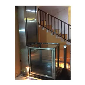 Elevador pequeño para sillas de ruedas para discapacitados para exteriores/interiores para personas mayores