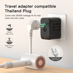 Universal Socket GaN PD 65w Universal Travel <b>Adapter</b> USB a * 1 Type C * 3 Mobile <b>Charging</b> <b>Adapter</b> Adaptor Plugs Universal Plug - Product Image 5