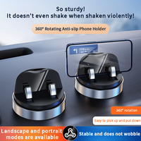 Multifonctionnel 360 °   Support de téléphone rotatif pour voiture, support de tableau de bord, support de téléphone universel réglable pour voiture, support de téléphone de bureau