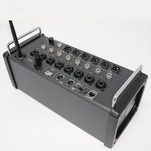 Console digital multifunção, modelo de rack console digital 16 canais sistema dj pa profissional mixer de áudio com controle usb/wi-fi